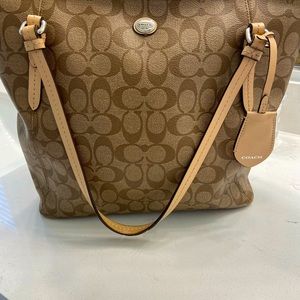 Genuine Coach tote.